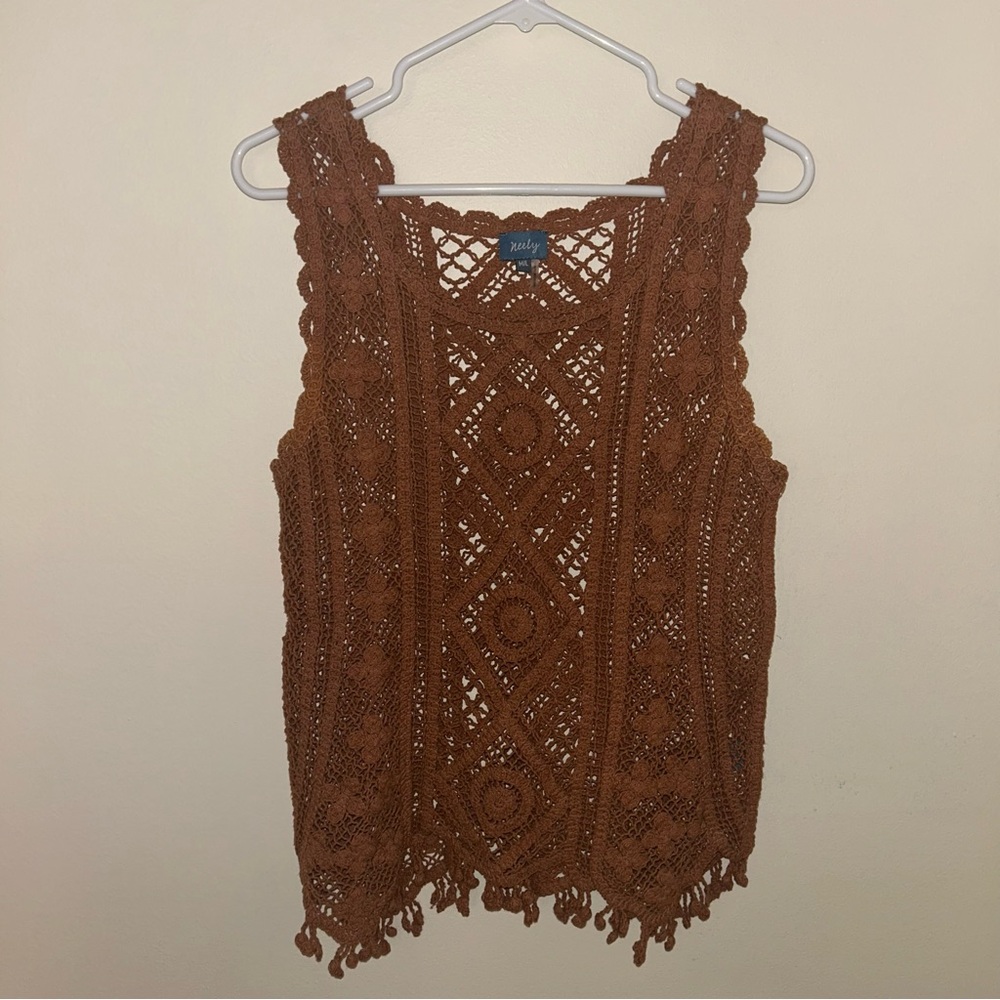 Neely Crochet Tank Top